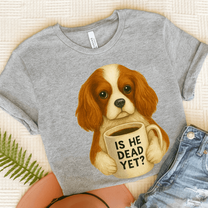 Blenheim Cavalier Dead Yet TShirt Athletic Heather