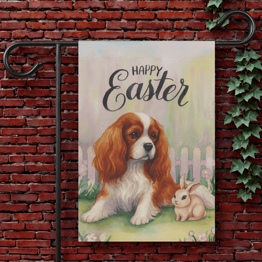 Blenheim Cavalier Easter Garden Flag 12'' × 18''