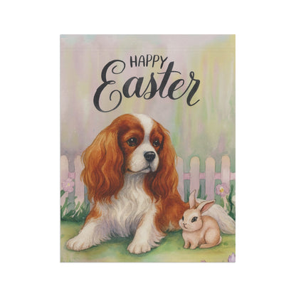 Blenheim Cavalier Easter Garden Flag