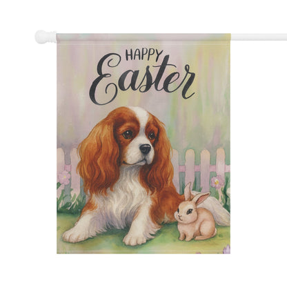 Blenheim Cavalier Easter Garden Flag