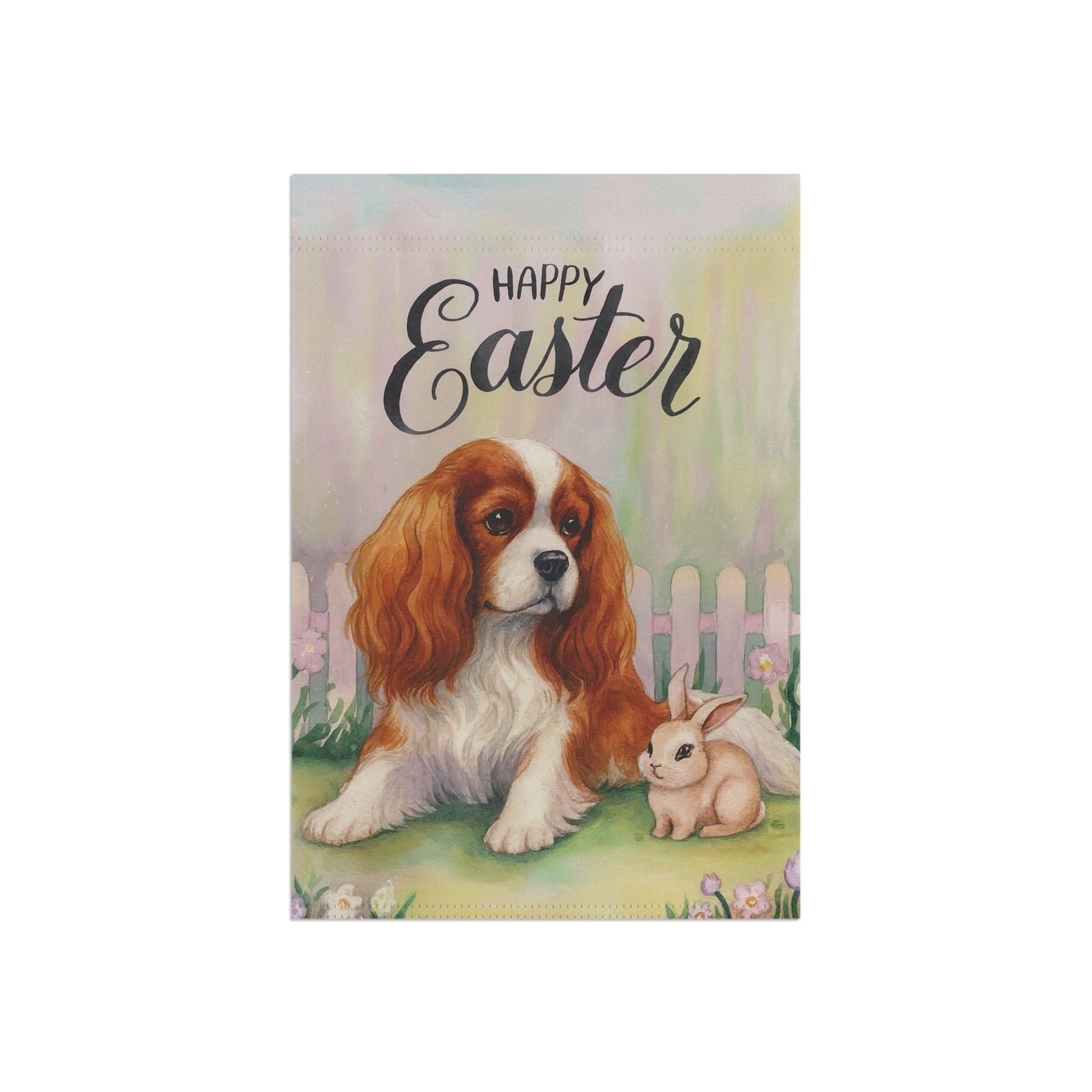 Blenheim Cavalier Easter Garden Flag