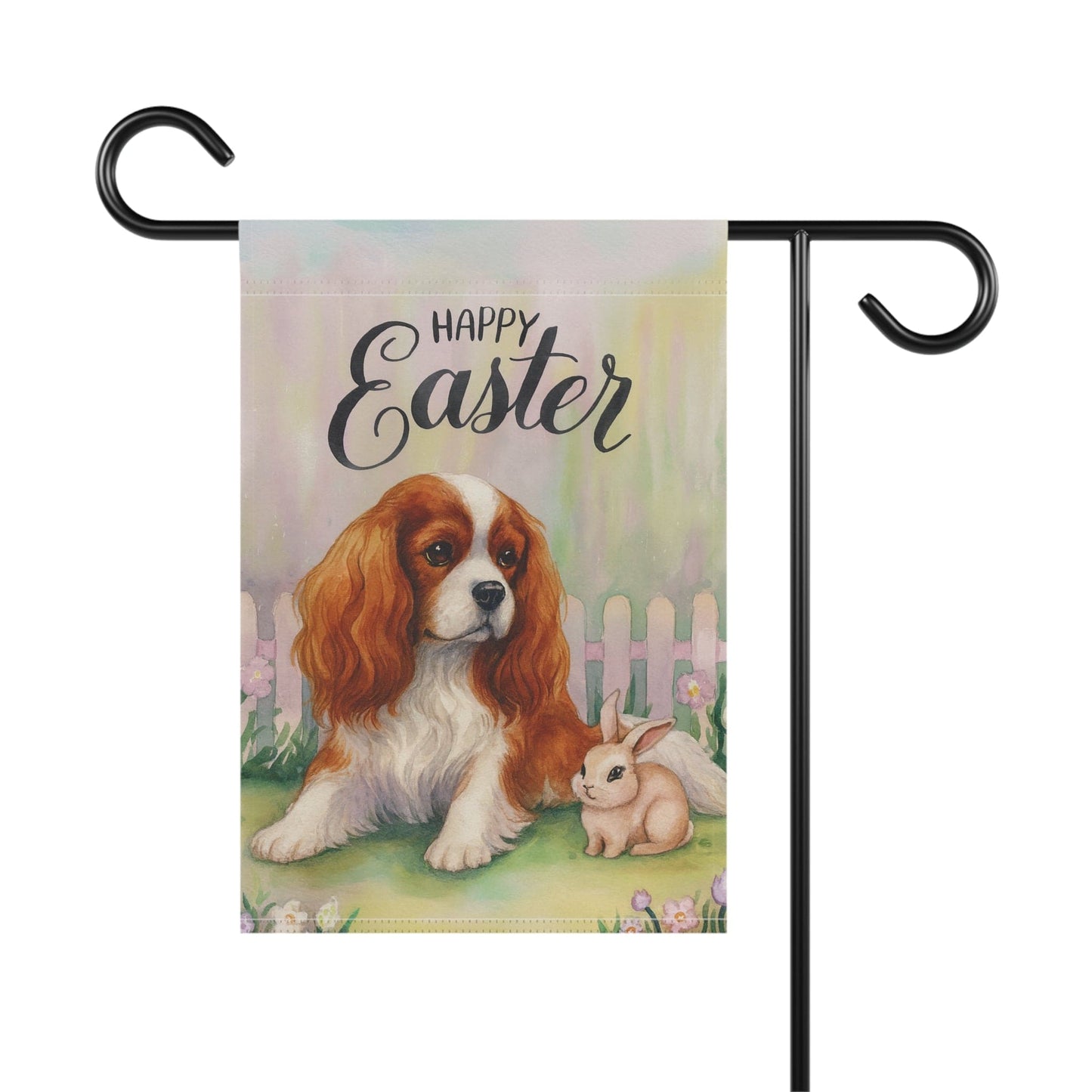Blenheim Cavalier Easter Garden Flag