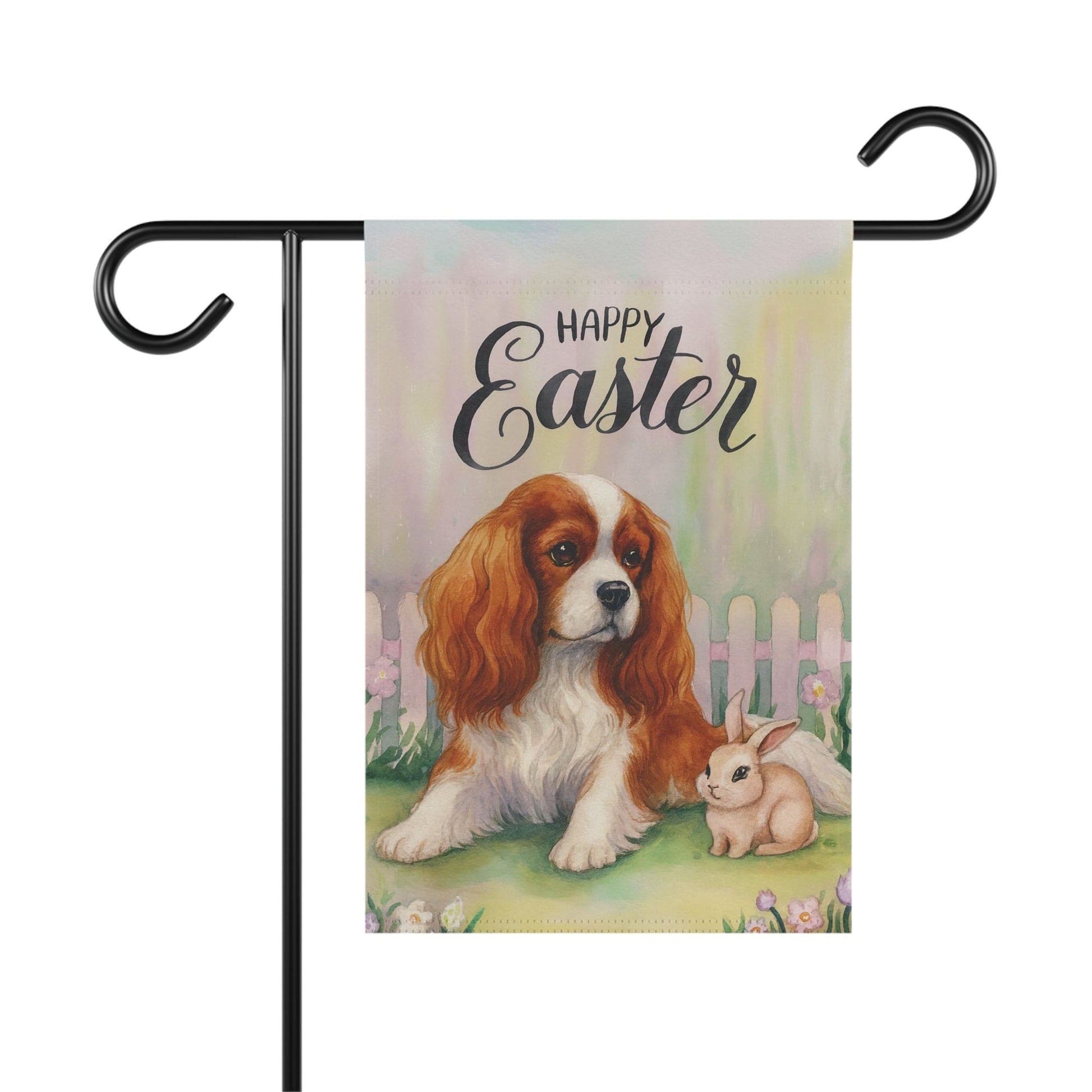 Blenheim Cavalier Easter Garden Flag
