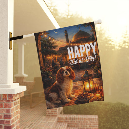 Personalized Cavalier Eid al-Fitr Garden Flag
