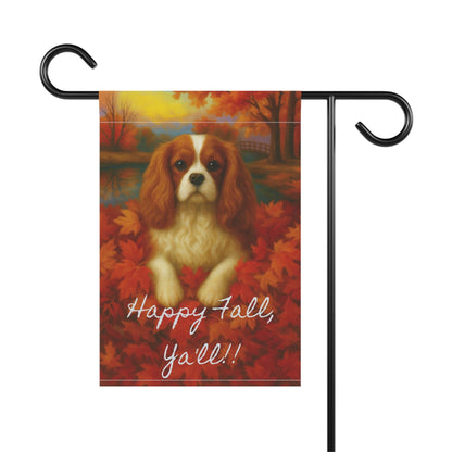Blenheim Cavalier Fall Ya'll Garden Flag
