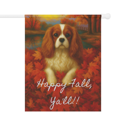 Blenheim Cavalier Fall Ya'll Garden Flag