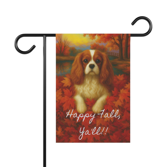 Blenheim Cavalier Fall Ya'll Garden Flag