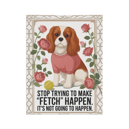 Blenheim Cavalier Fetch Garden Flag