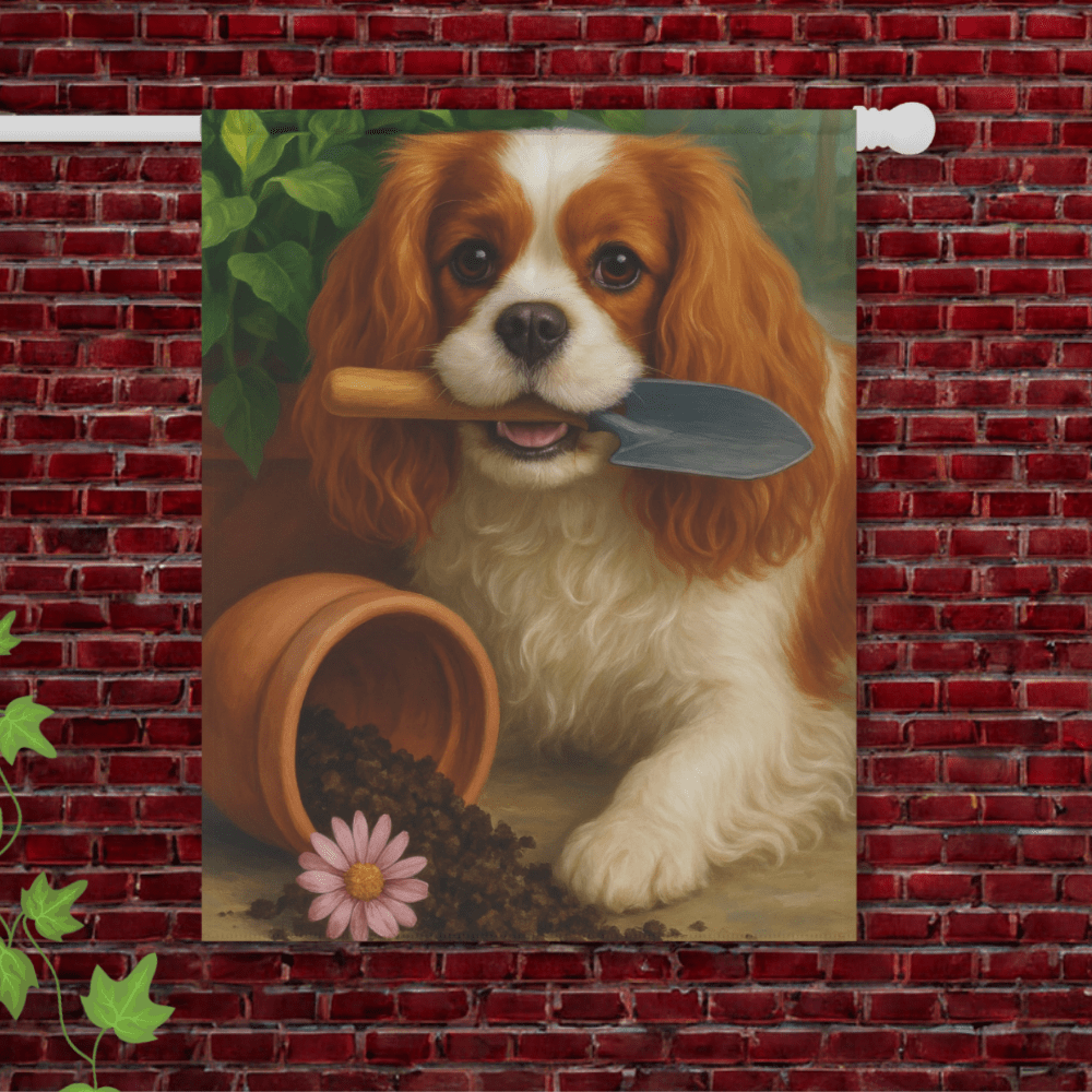 Blenheim Cavalier Gardening Yard Flag 24.5'' × 32''