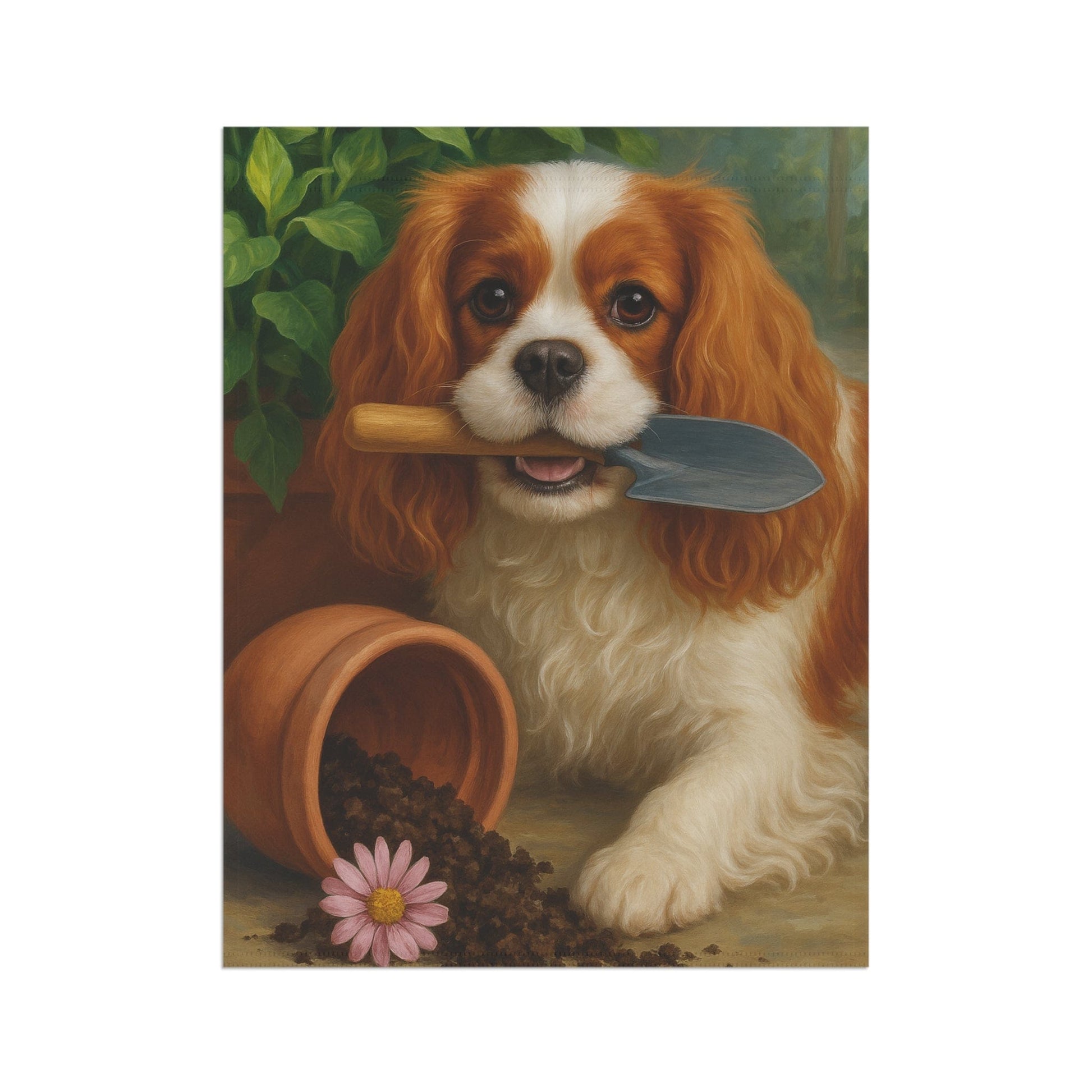 Blenheim Cavalier Gardening Yard Flag