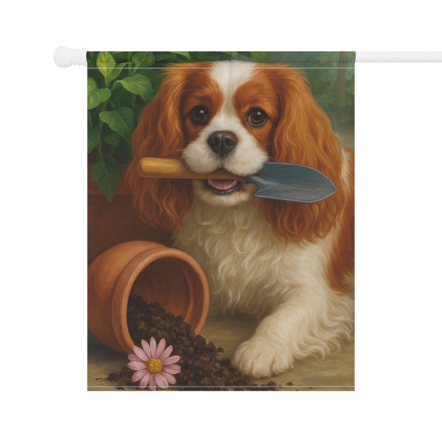 Blenheim Cavalier Gardening Yard Flag