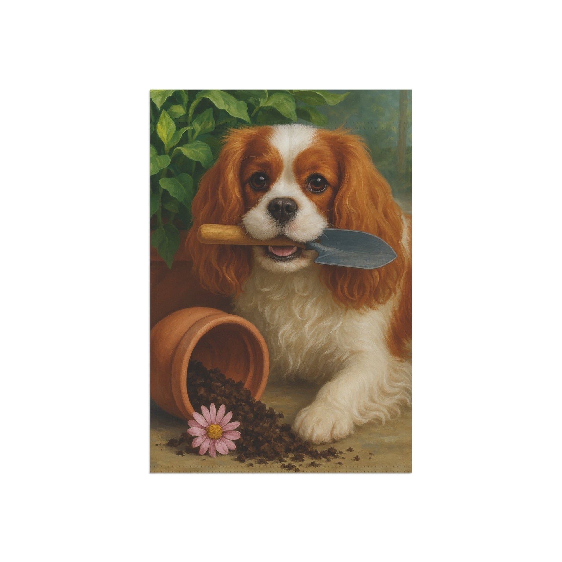 Blenheim Cavalier Gardening Yard Flag
