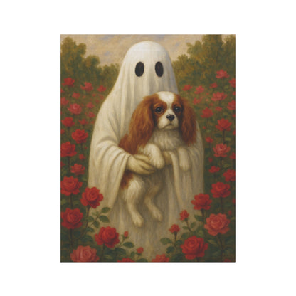 Blenheim Cavalier Ghostie Garden Flag