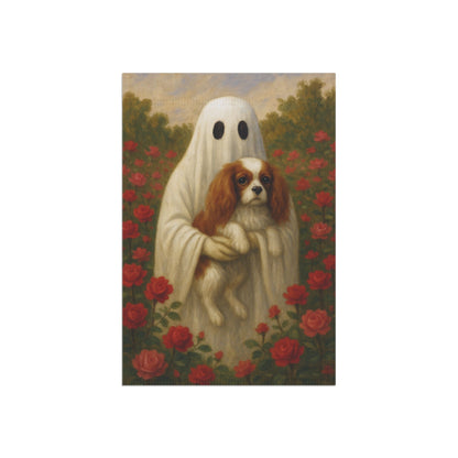 Blenheim Cavalier Ghostie Garden Flag