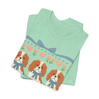 Printify T-Shirt Blenheim Cavalier Grandma TShirt