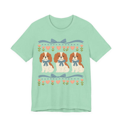 Printify T-Shirt Blenheim Cavalier Grandma TShirt