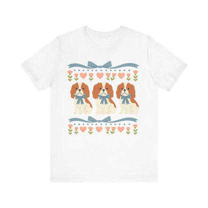 Printify T-Shirt Blenheim Cavalier Grandma TShirt