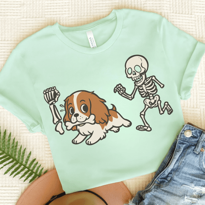 Blenheim Cavalier Grave Robber TShirt Heather Mint