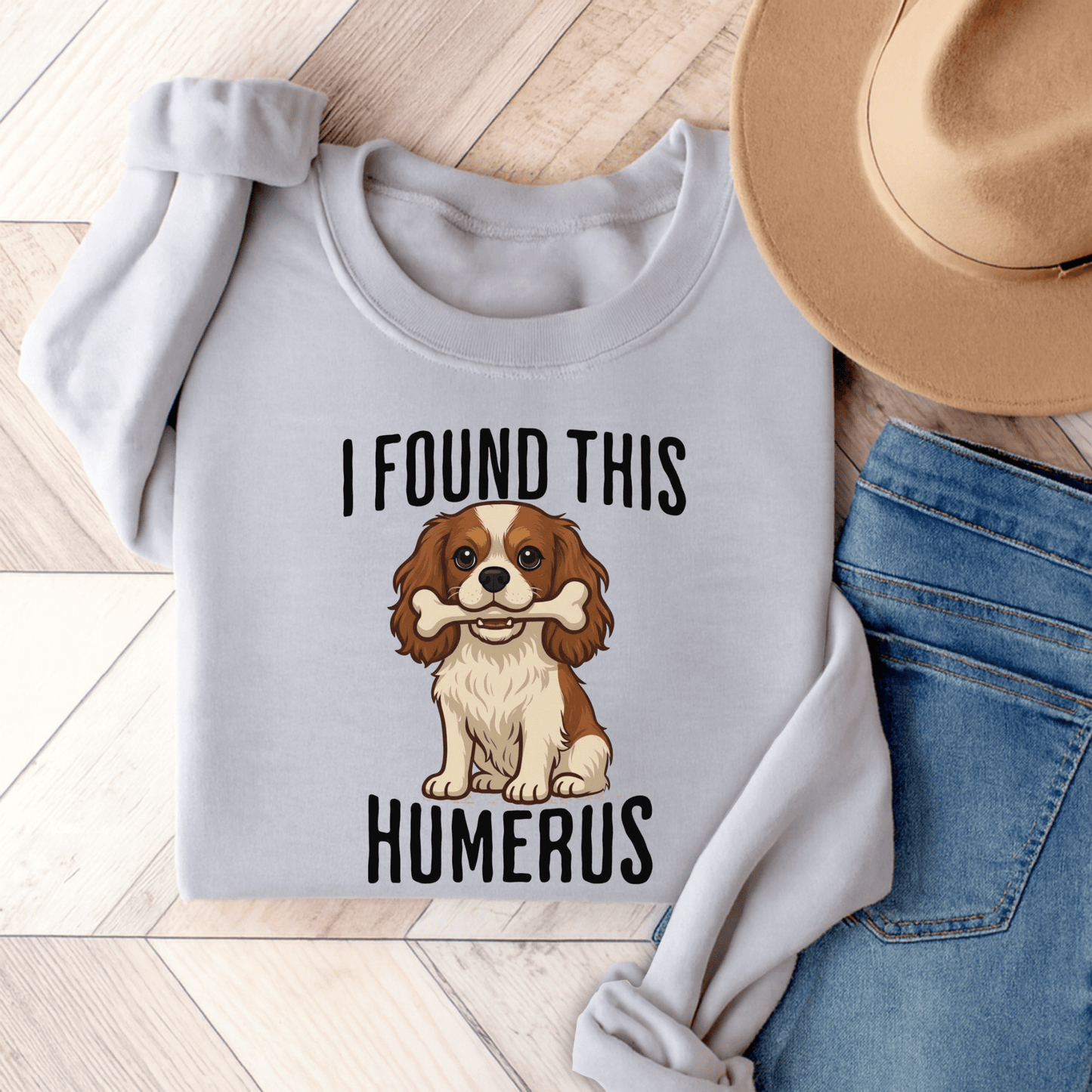 Blenheim Cavalier Humerus Sweatshirt Ash