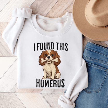 Blenheim Cavalier Humerus Sweatshirt White