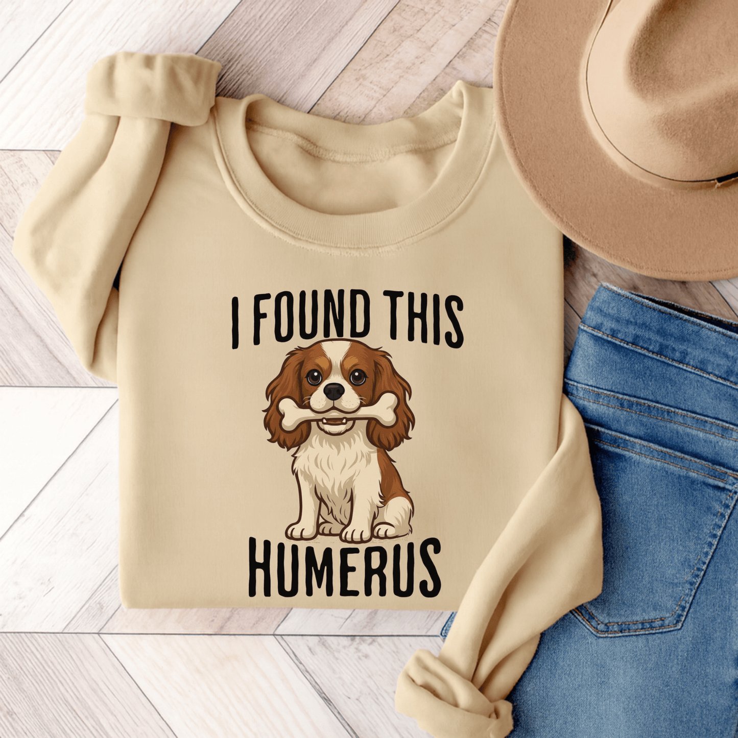 Blenheim Cavalier Humerus Sweatshirt Sand