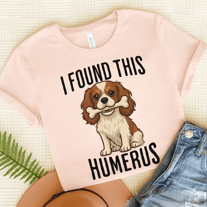 Blenheim Cavalier Humerus Tshirt Soft Pink