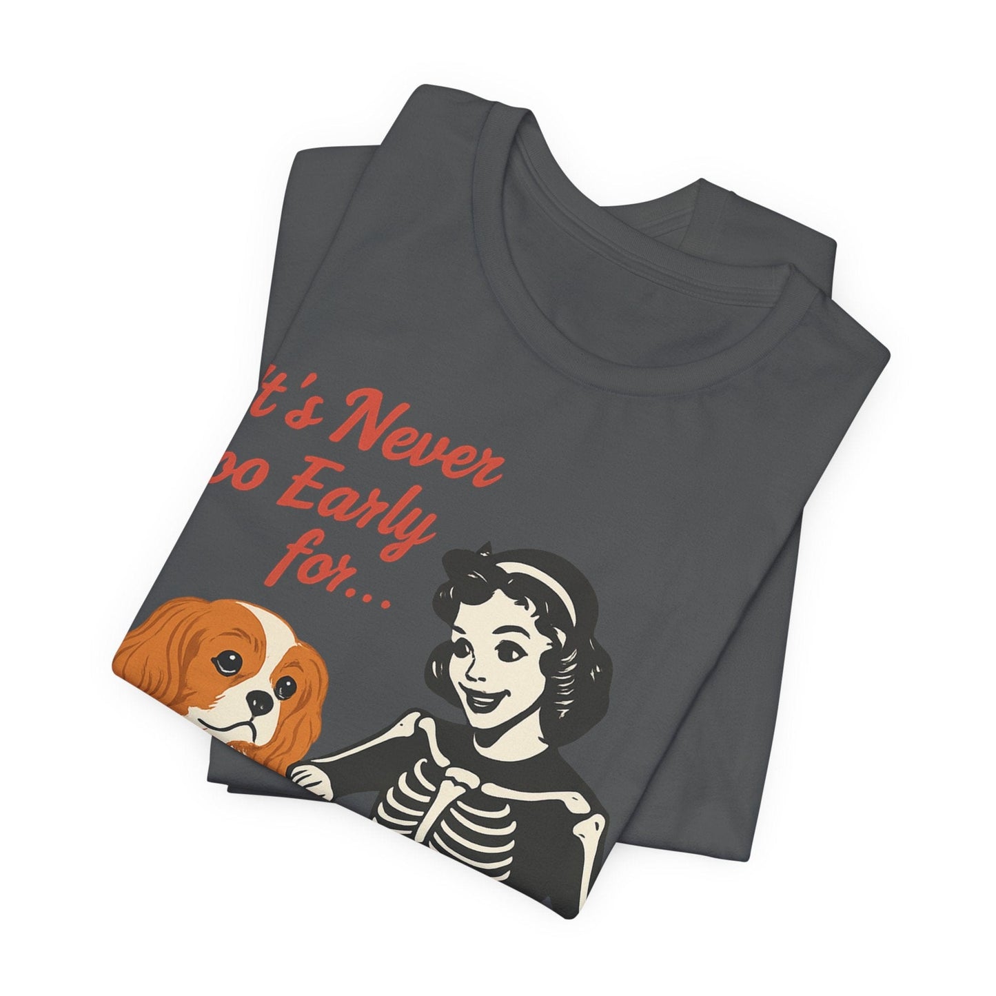 Printify T-Shirt Blenheim Cavalier King Charles Early Halloween TShirt