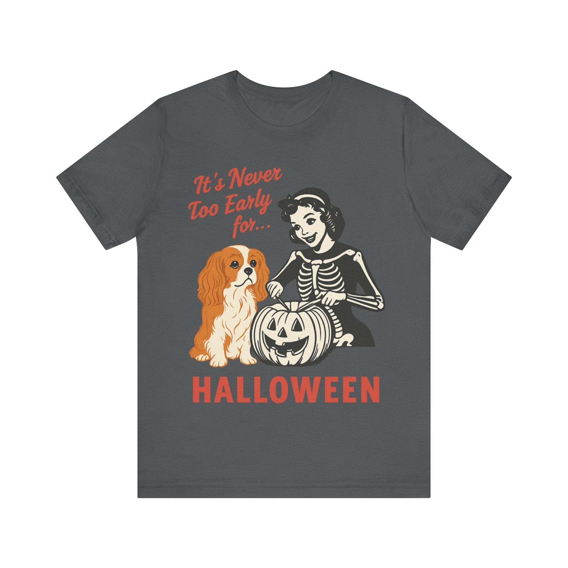 Printify T-Shirt Blenheim Cavalier King Charles Early Halloween TShirt