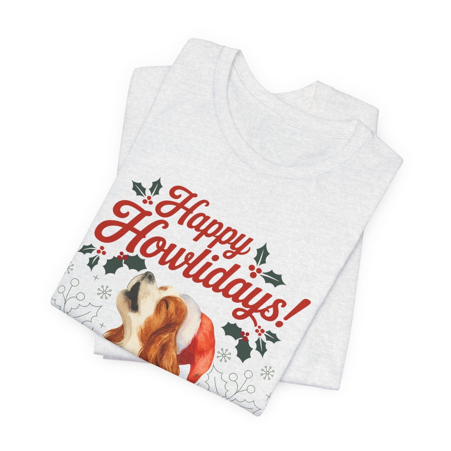 Printify T-Shirt Blenheim Cavalier King Charles Howlidays TShirt