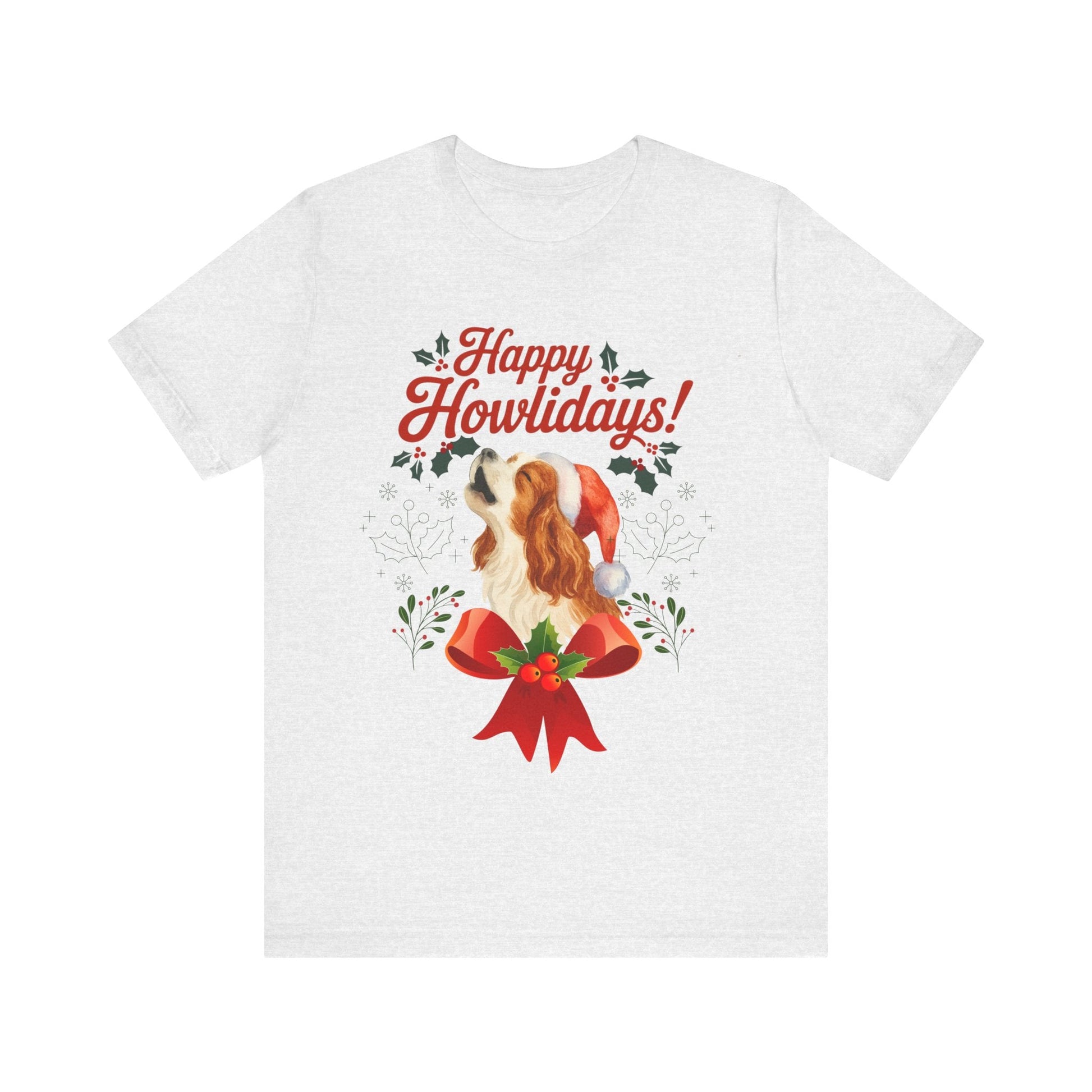 Printify T-Shirt Blenheim Cavalier King Charles Howlidays TShirt