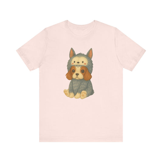Printify T-Shirt Blenheim Cavalier King Charles Little Monster TShirt