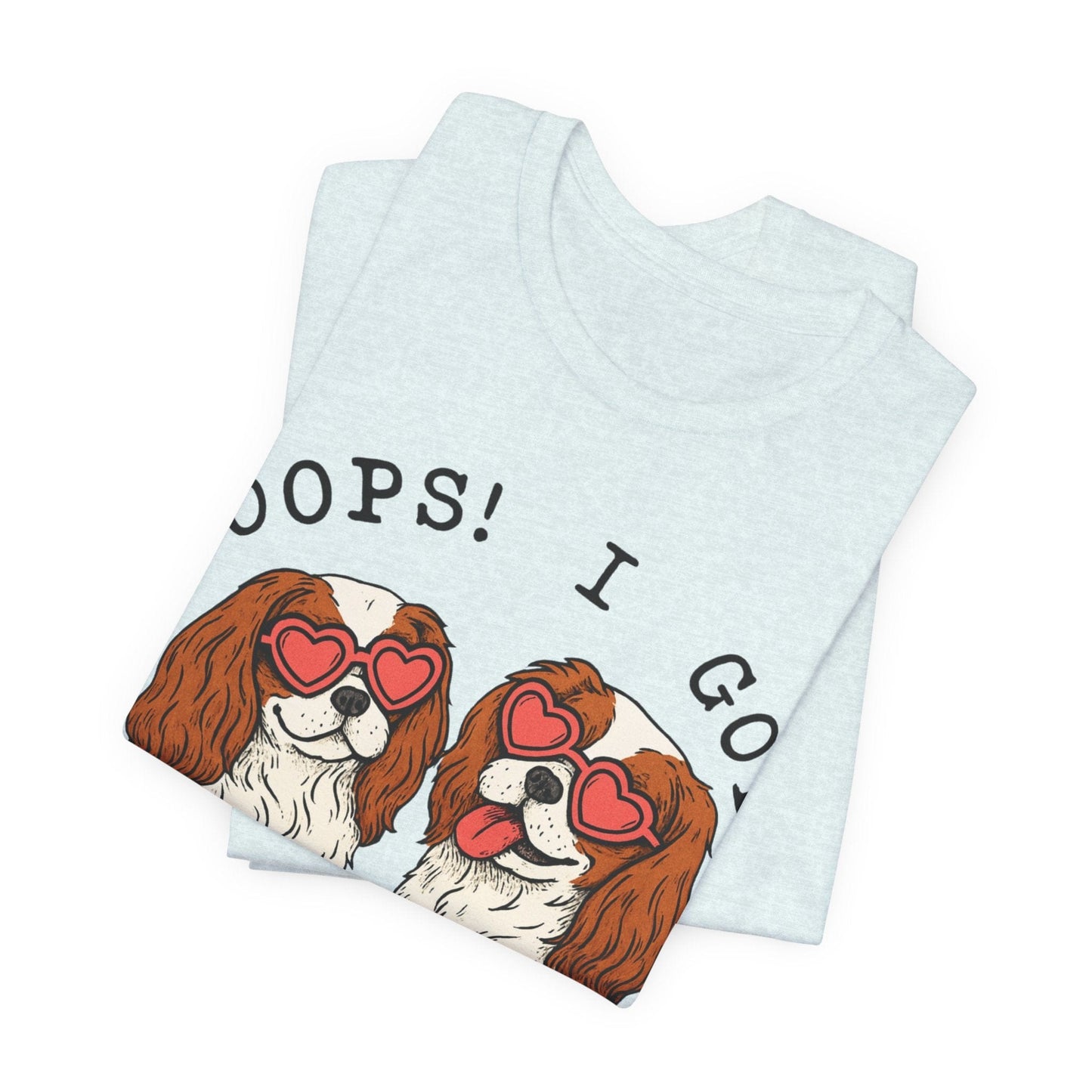 Printify T-Shirt Blenheim Cavalier King Charles Oops TShirt