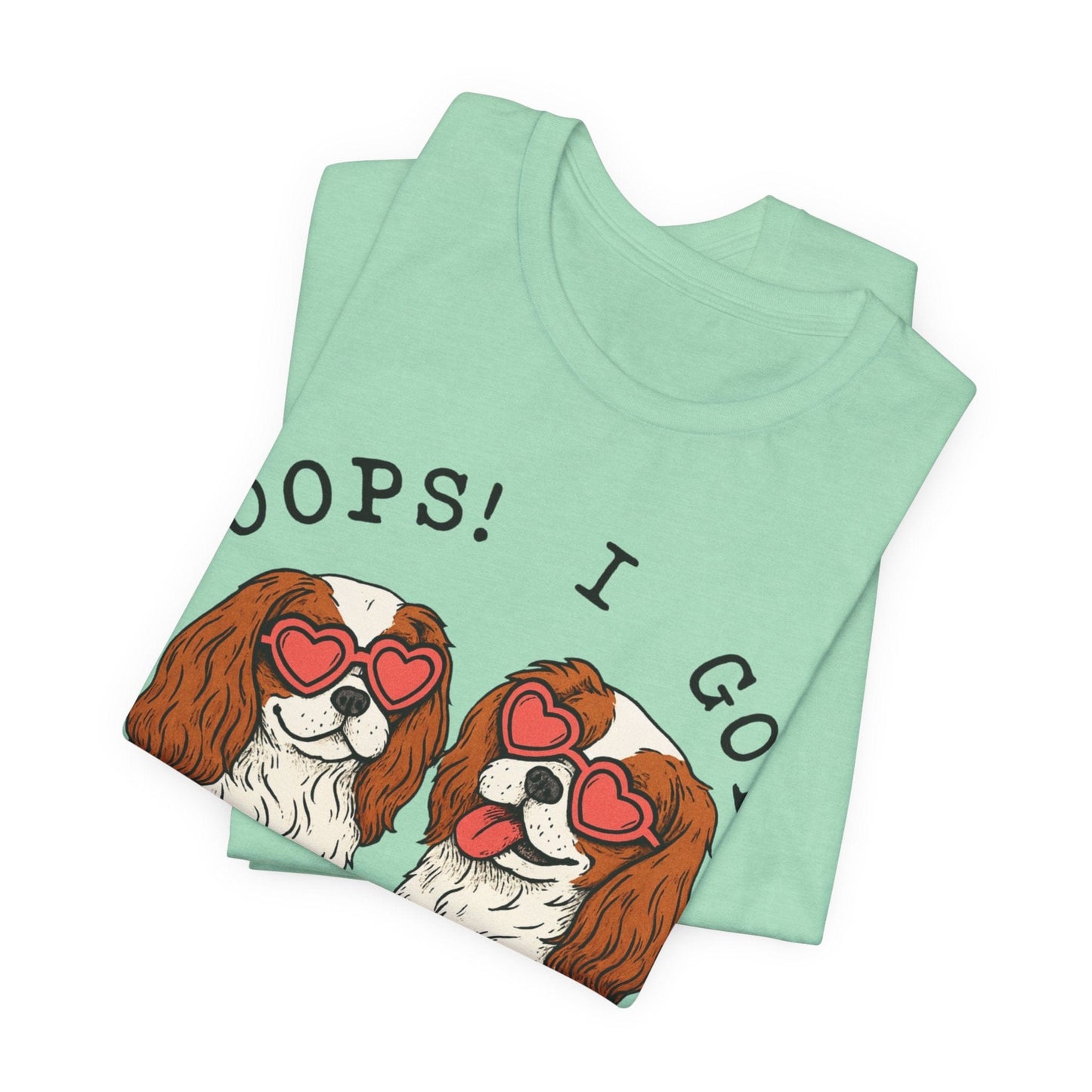 Printify T-Shirt Blenheim Cavalier King Charles Oops TShirt