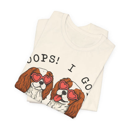 Printify T-Shirt Blenheim Cavalier King Charles Oops TShirt