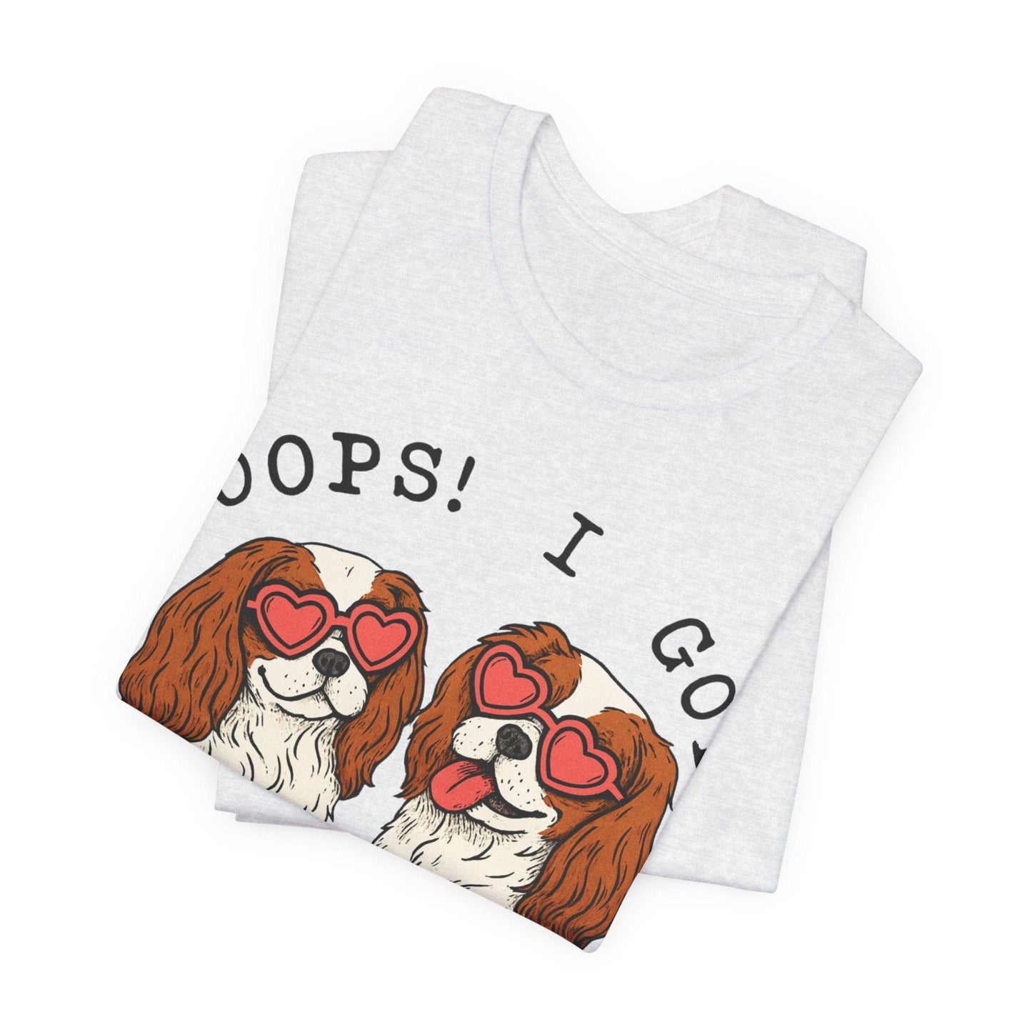 Printify T-Shirt Blenheim Cavalier King Charles Oops TShirt