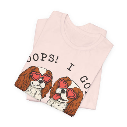 Printify T-Shirt Blenheim Cavalier King Charles Oops TShirt