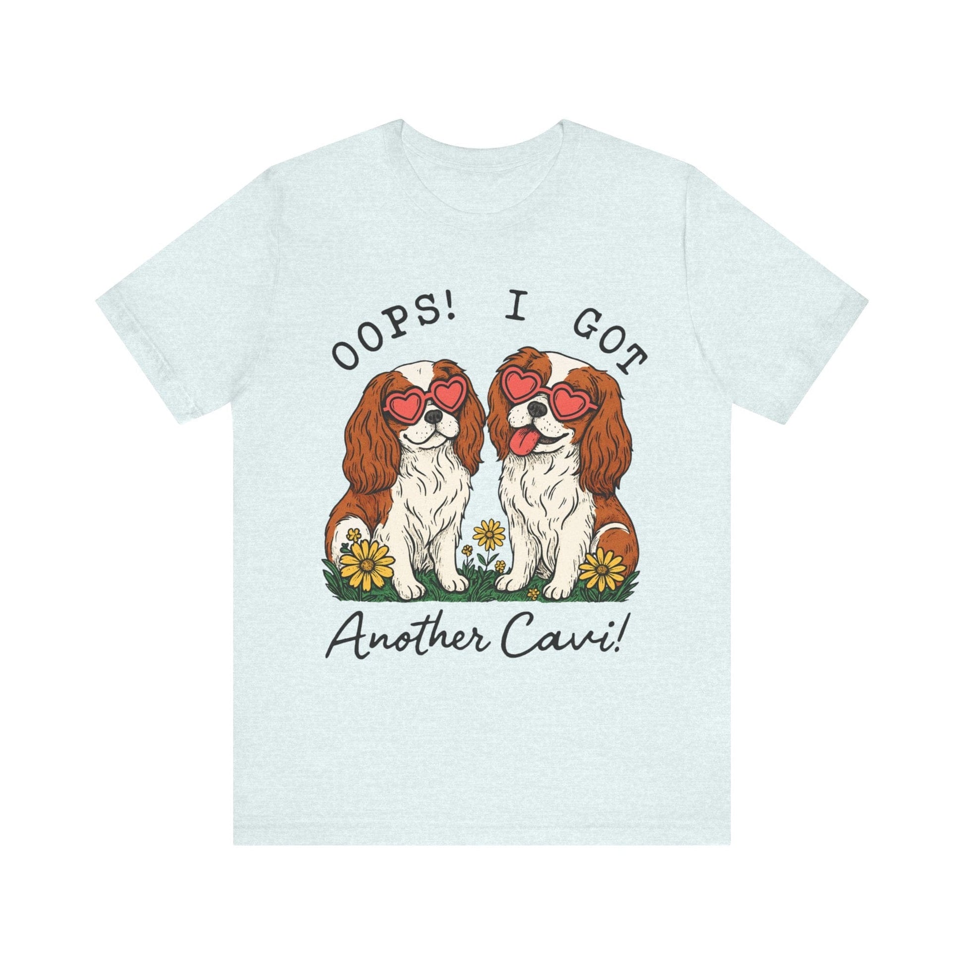 Printify T-Shirt Blenheim Cavalier King Charles Oops TShirt