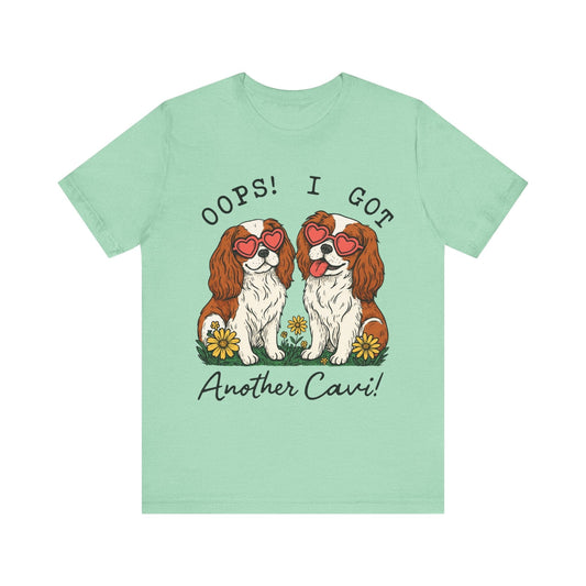 Printify T-Shirt Blenheim Cavalier King Charles Oops TShirt