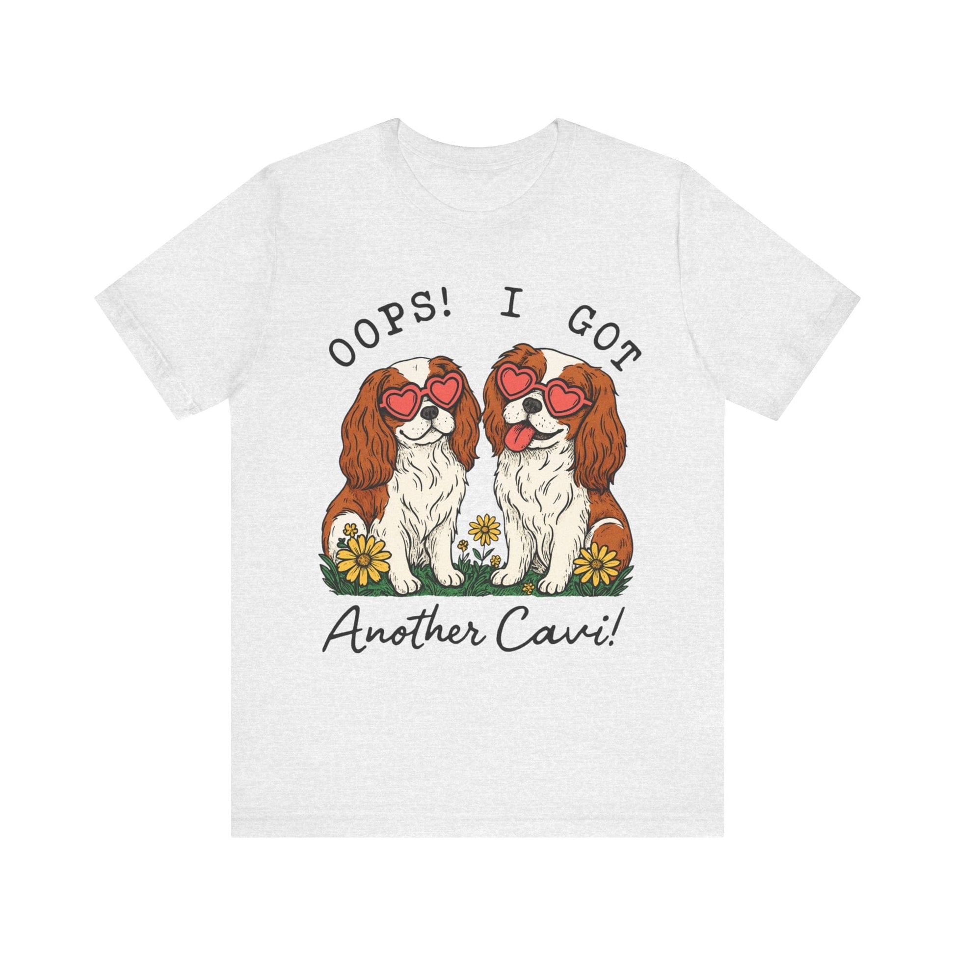Printify T-Shirt Blenheim Cavalier King Charles Oops TShirt