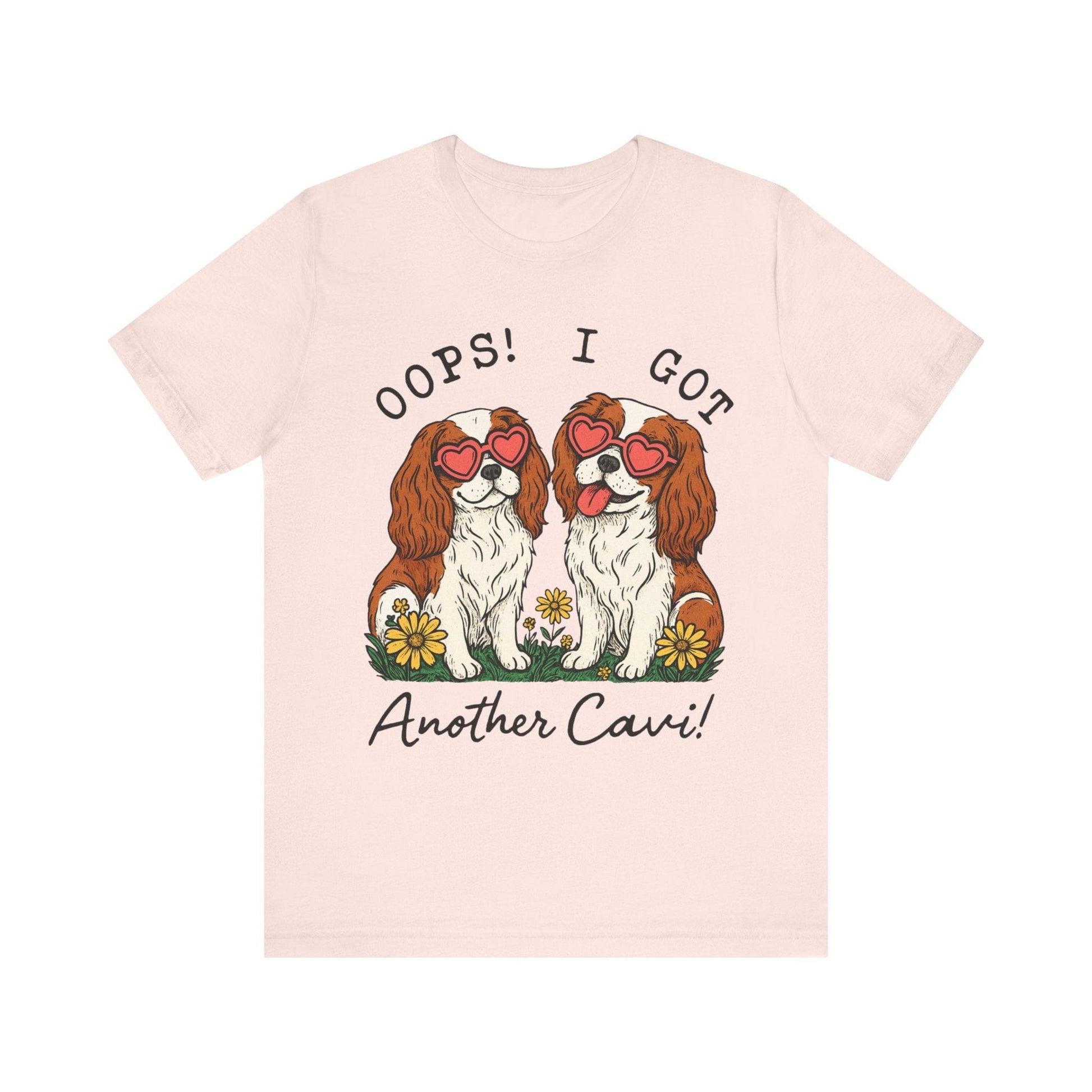 Printify T-Shirt Blenheim Cavalier King Charles Oops TShirt