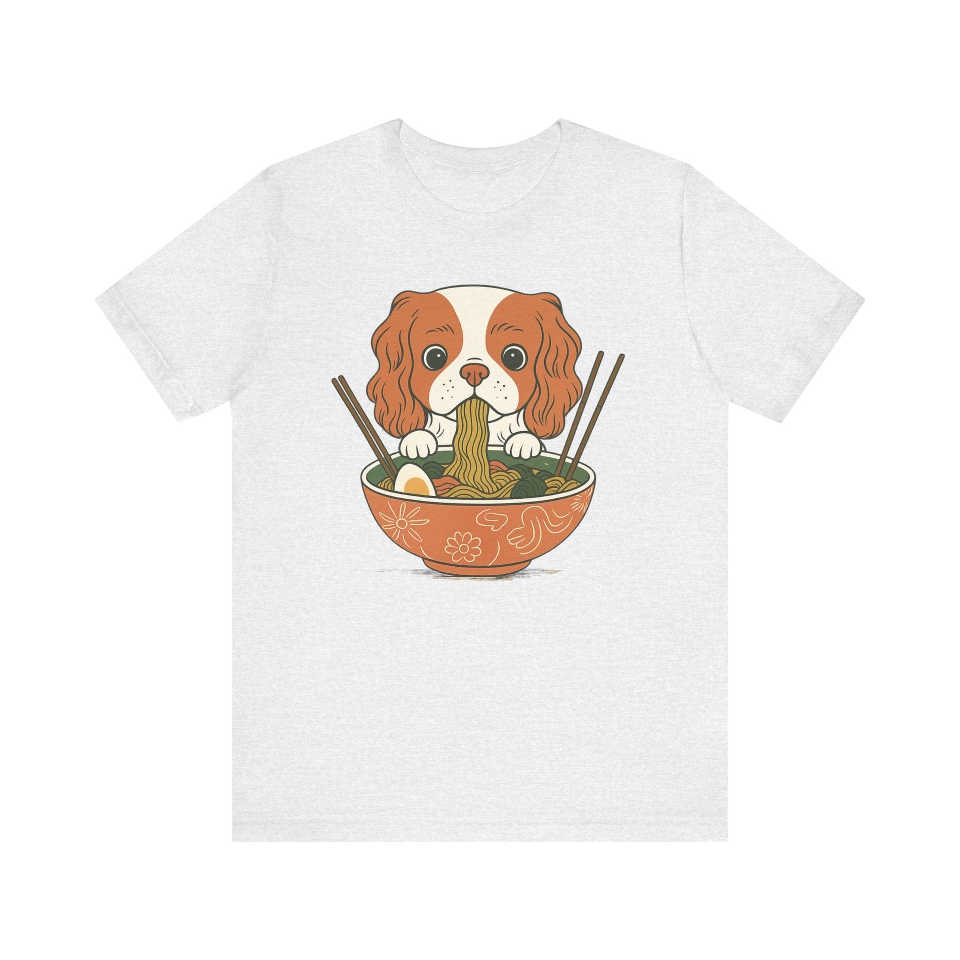 Printify T-Shirt Blenheim Cavalier King Charles Ramen TShirt