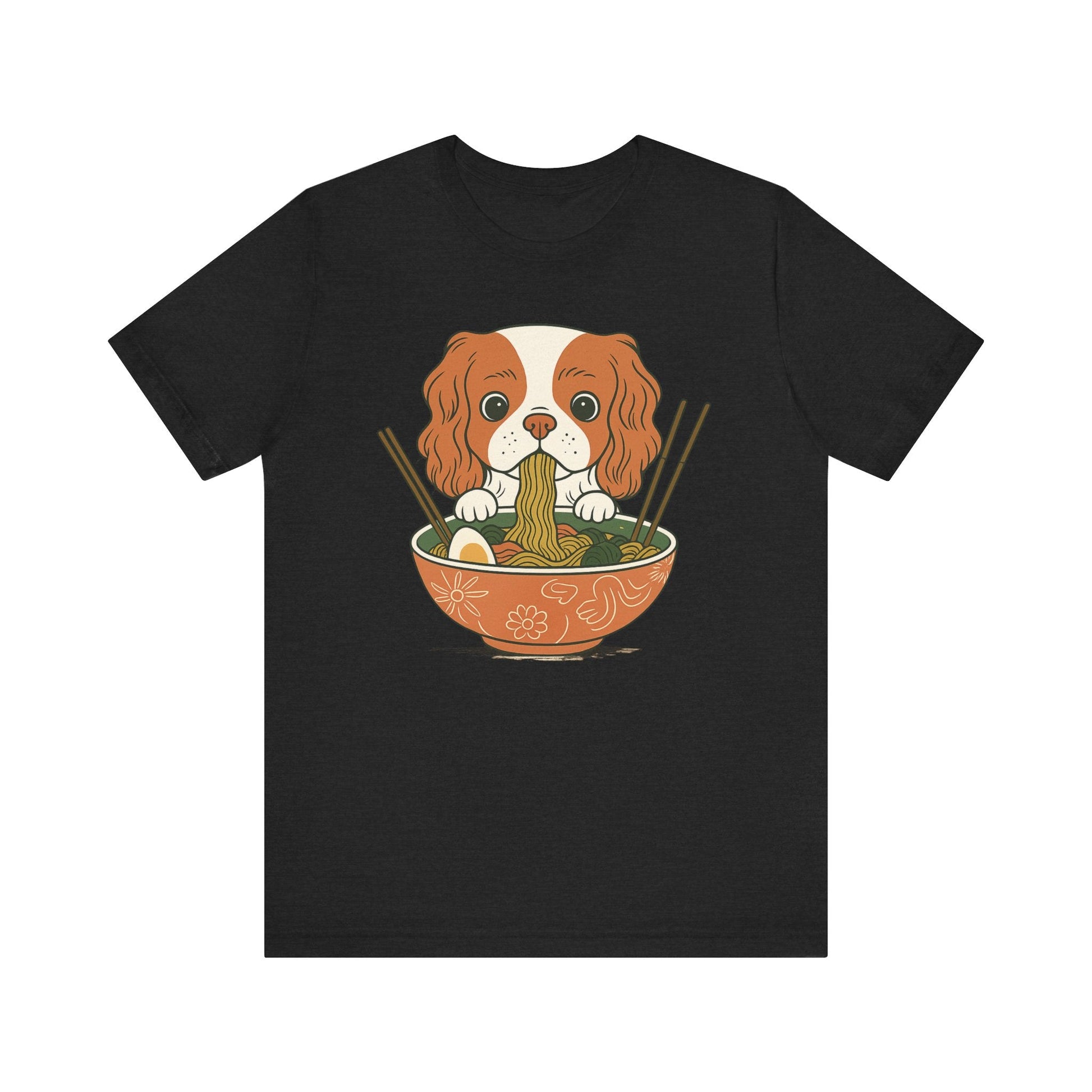 Printify T-Shirt Blenheim Cavalier King Charles Ramen TShirt
