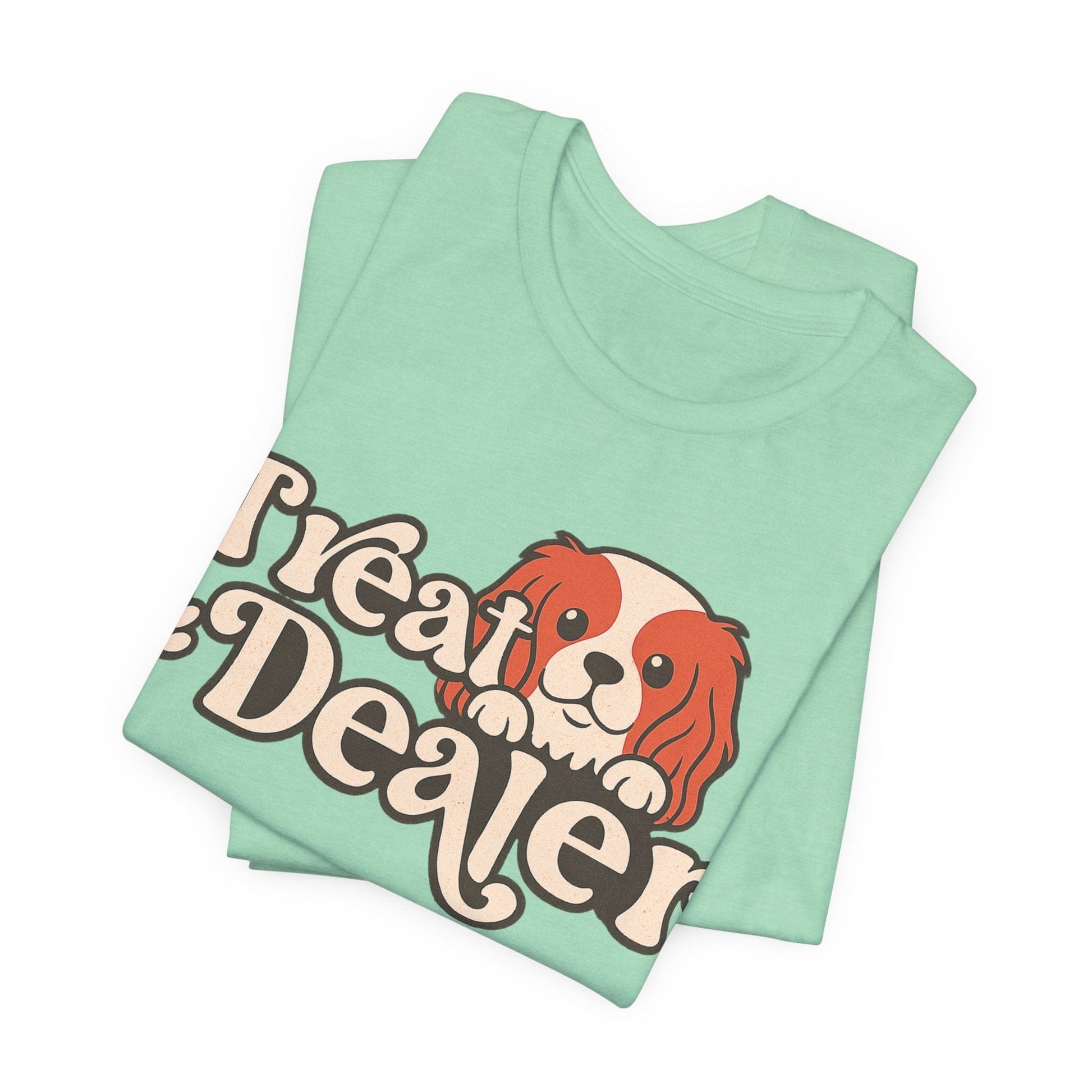 Printify T-Shirt Blenheim Cavalier King Charles Treat Dealer TShirt