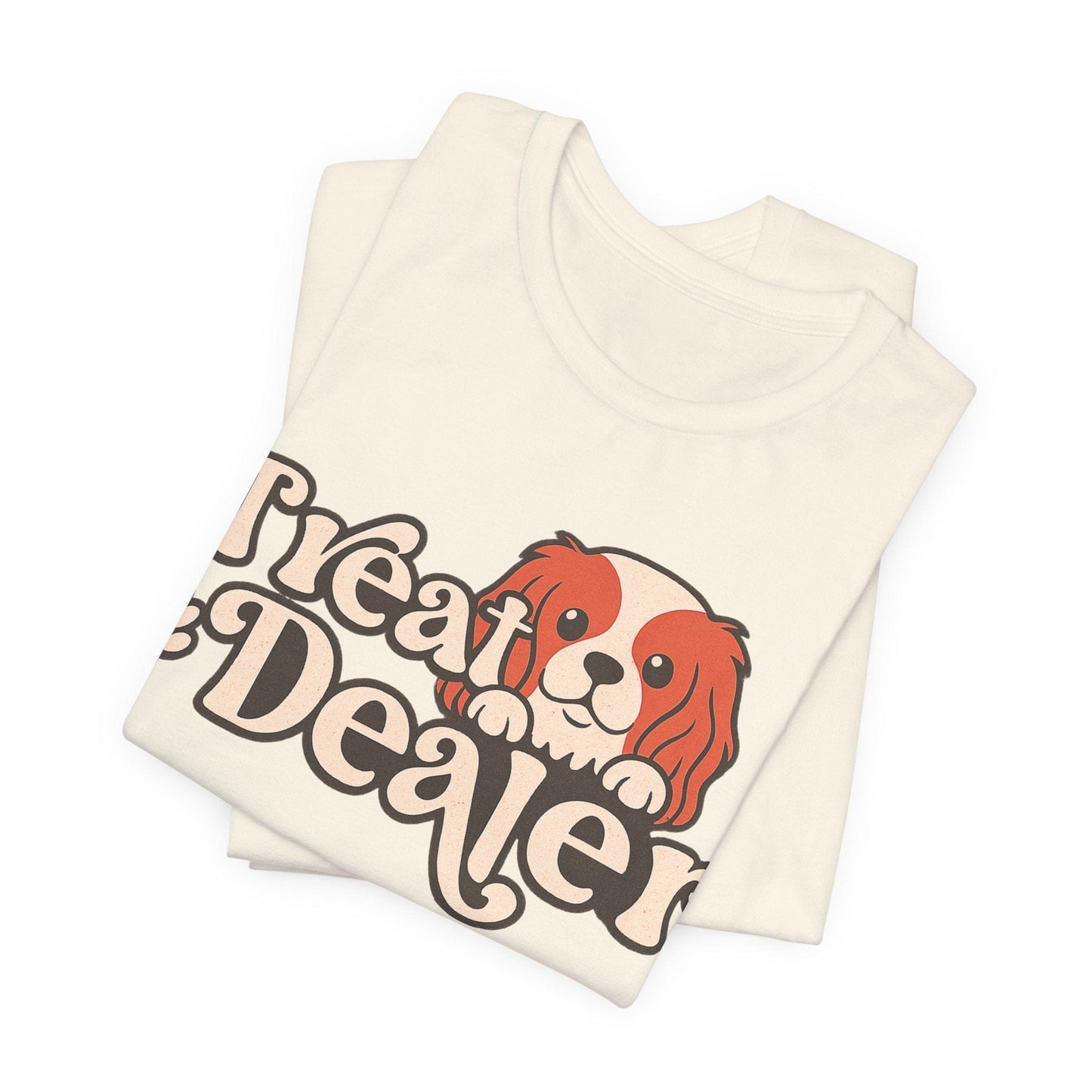 Printify T-Shirt Blenheim Cavalier King Charles Treat Dealer TShirt