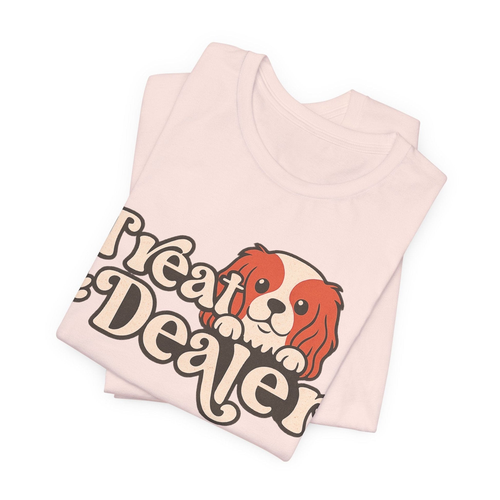Printify T-Shirt Blenheim Cavalier King Charles Treat Dealer TShirt