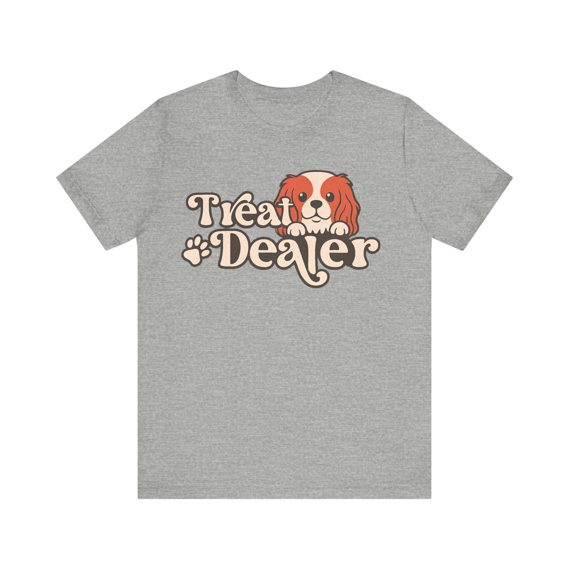 Printify T-Shirt Blenheim Cavalier King Charles Treat Dealer TShirt