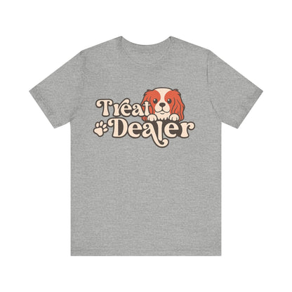 Printify T-Shirt Blenheim Cavalier King Charles Treat Dealer TShirt