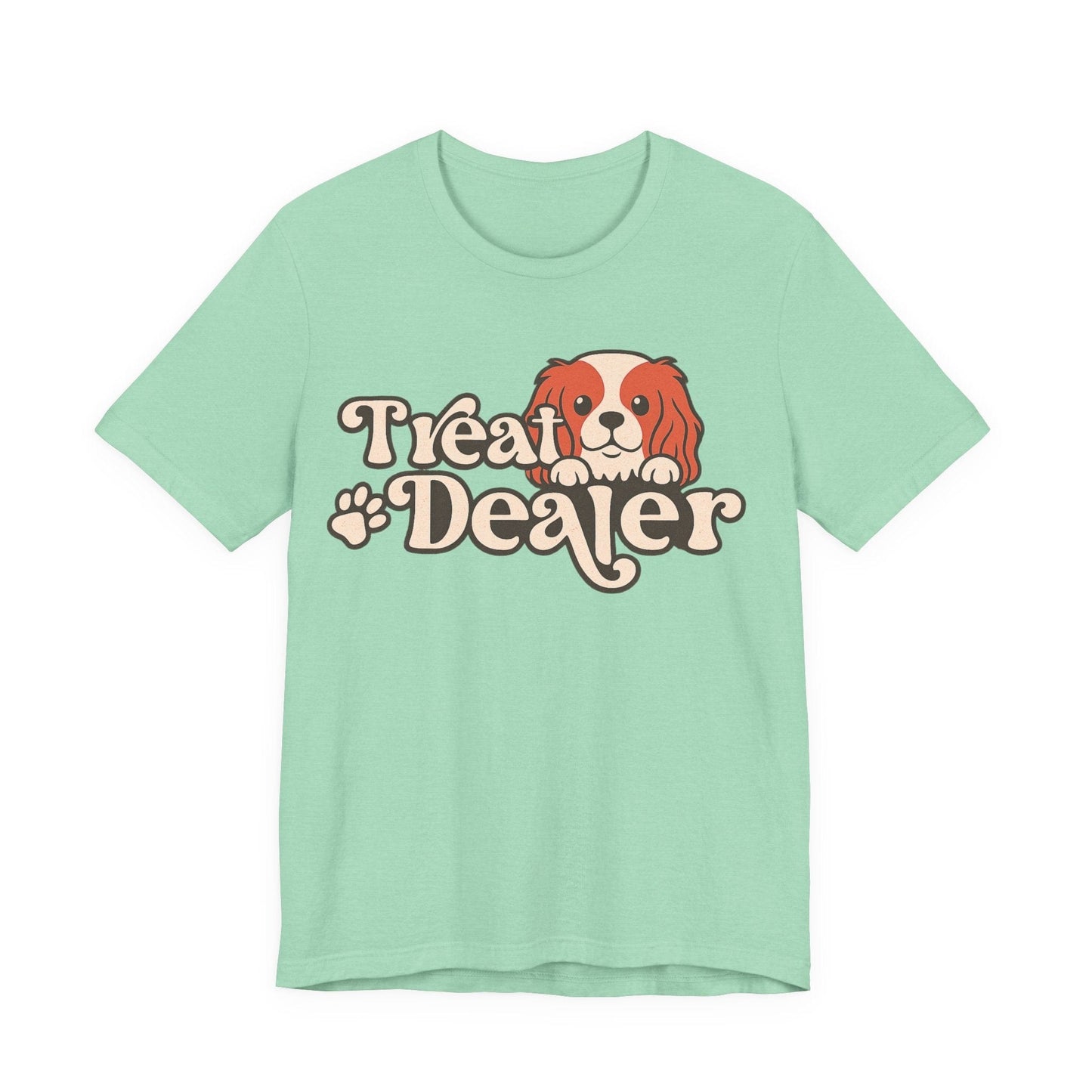 Printify T-Shirt Blenheim Cavalier King Charles Treat Dealer TShirt