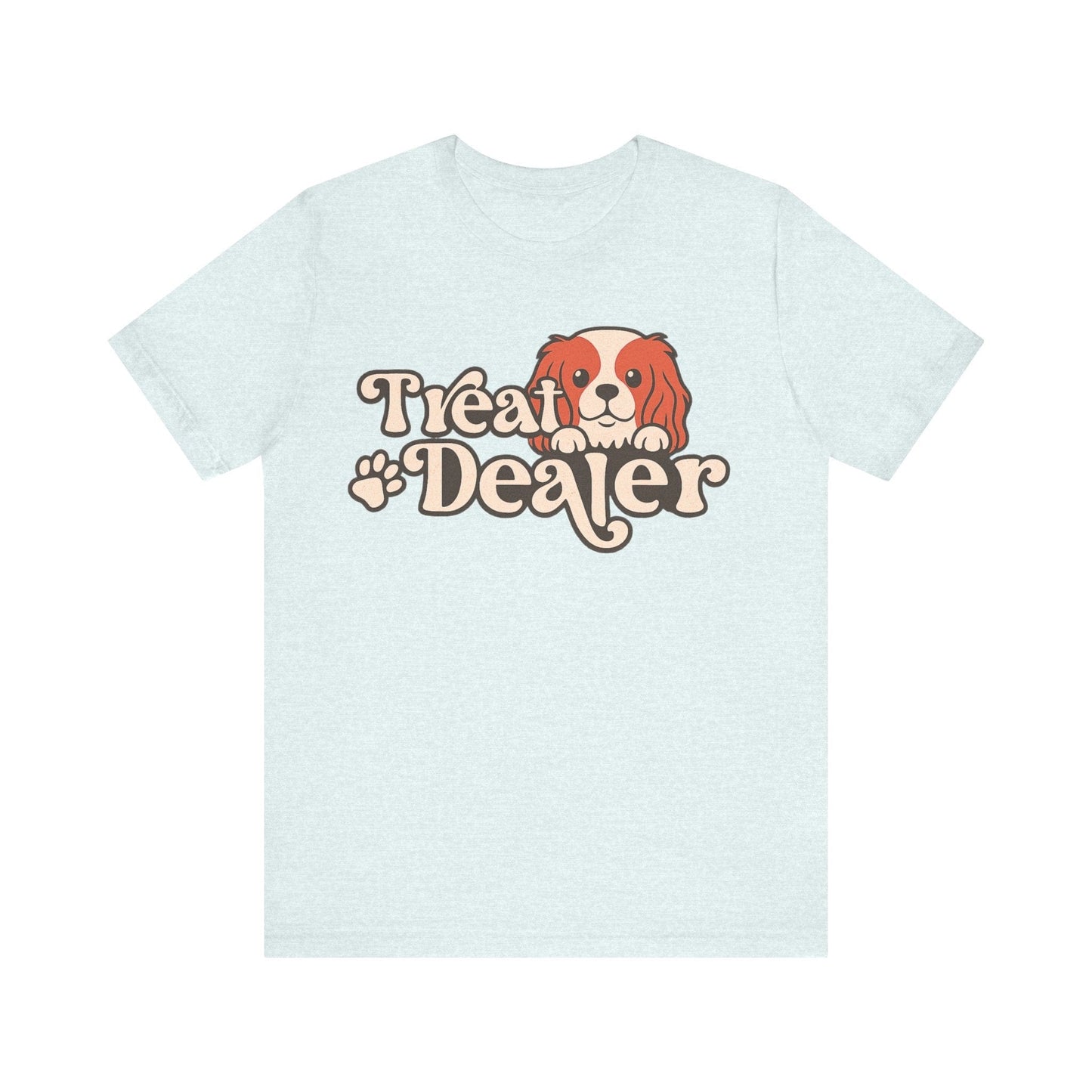 Printify T-Shirt Blenheim Cavalier King Charles Treat Dealer TShirt