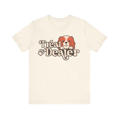 Printify T-Shirt Blenheim Cavalier King Charles Treat Dealer TShirt
